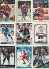 Lot of 16 Different Nick Kypreos Hockey Card Collection (includes RC) Mint