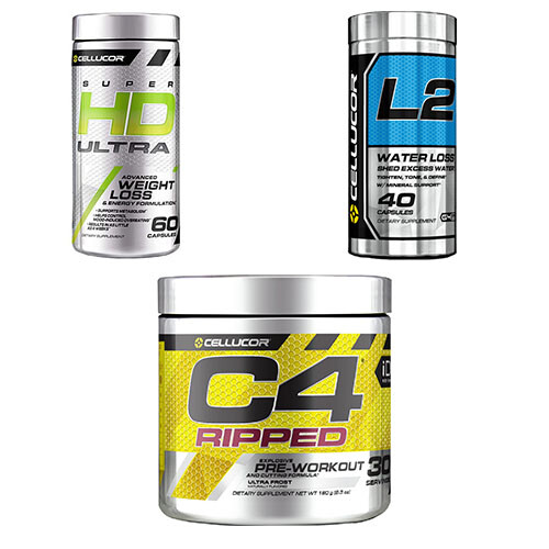 Cellucor C4 Ripped 30 Servings / P6 Red 120 / Super HD Fat burner / PROBIOTIC eBay