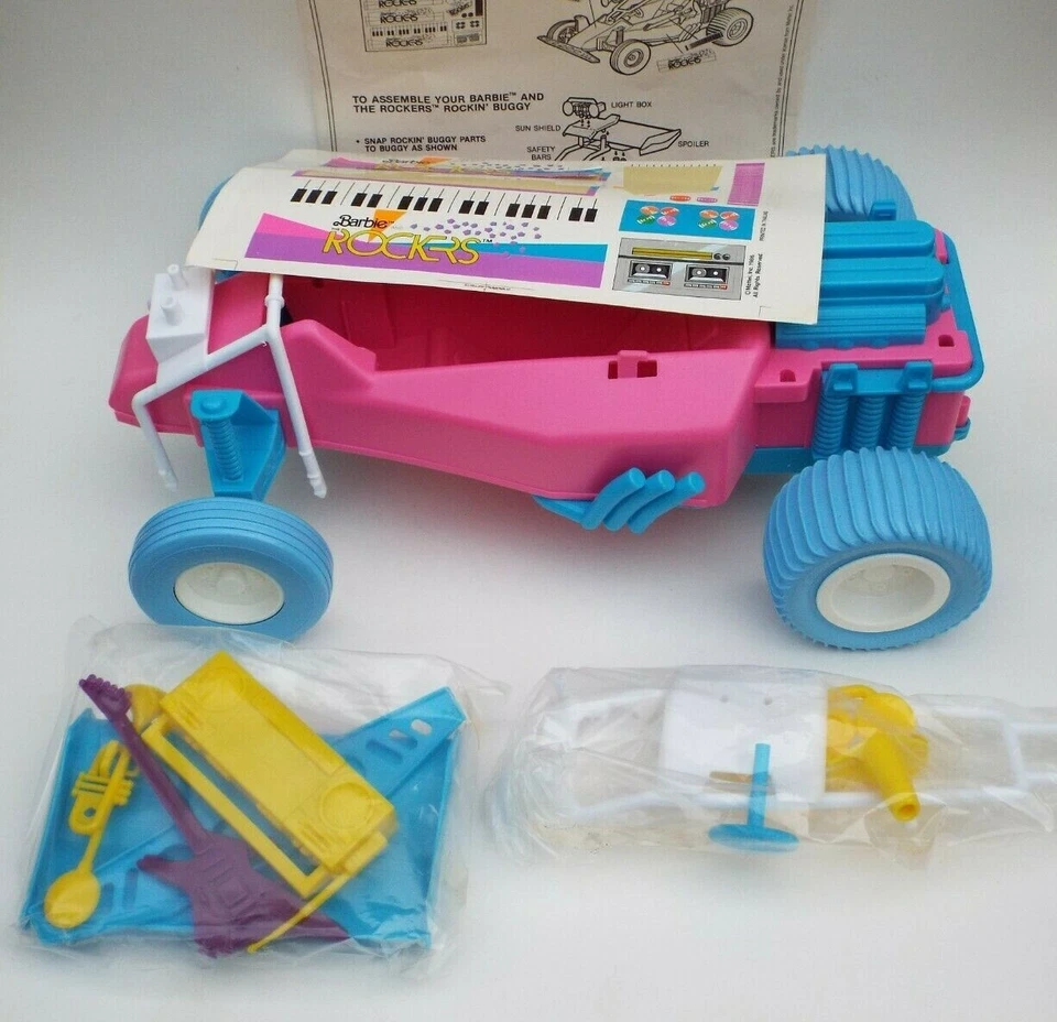 Barbie Rockers Rockin Buggy Friction Motorized No Batteries Required Arco 1984 - Image 2 of 4