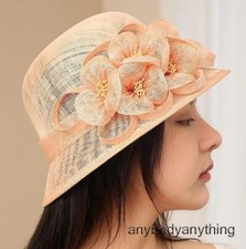 Sombrero De Mujer Para Sol Playa Protección Paja Plegable Transpirable Beige Mkp 23881288n2069