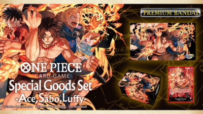 One Piece TCG Special Goods Set Ace Sabo Luffy English Bandai New
