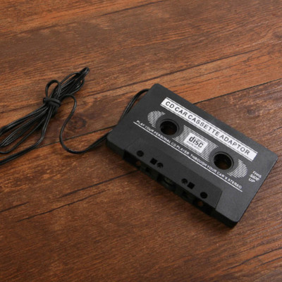 Klinke Audio CASSETTE AUX Adapter 3,5mm Kabel für Radio CD Player iPod MP3 tw