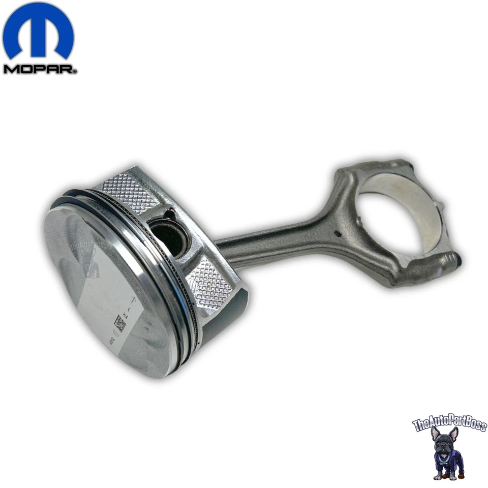 Pin y varilla de pistón 3,6 L 1-3-5 OEM Mopar 68223379AD Foto 3 de 4