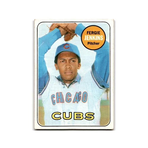 Fergie Jenkins 1969 Topps #640 Chicago Cubs Baseball Card EX