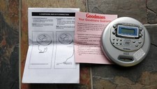 Goodmans GCD815PLL CD and Radio Player Discman 40 sec ASP DTS Digital Tunning