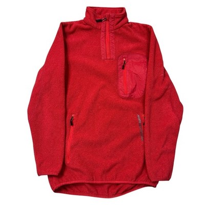 Musto Evolution Fleecepullover 1/4 Zip Segeln Rot Herren XS