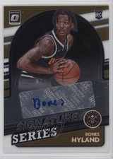2021-22 Panini Donruss Optic Signature Series Bones Hyland #SS-NHY Auto 1dm4