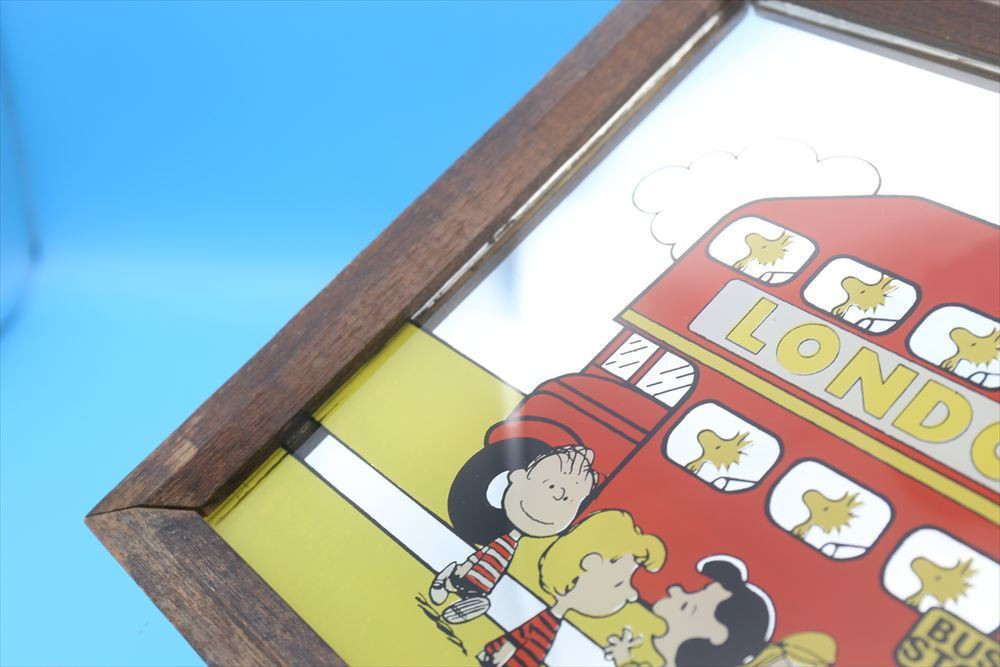 Snoopy m227 70S Peanuts London Bus Mirror / Vintage Snoopy m227 70S Peanuts London Bus Mirror / Vintage