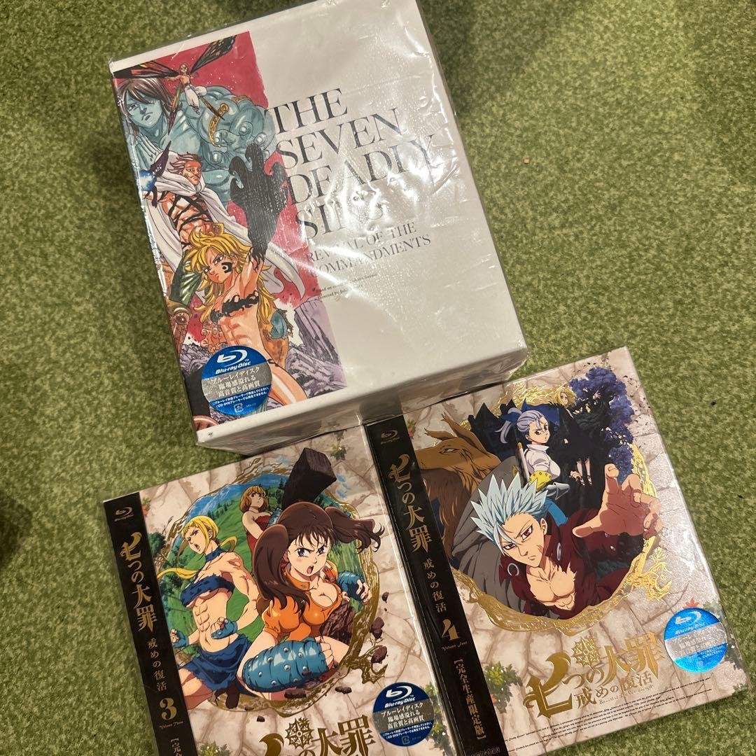 THE SEVEN DEADLY SINS Blu-ray box set volumes 3-9 | eBay