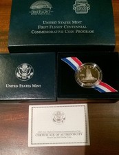 2003 P First Flight Centennial PROOF Half Dollar w/OGP & COA