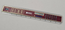 Regolo Calcolatore SEVESO - Calcolatrice Solare e Orologio - Vintage - 31x5 cm