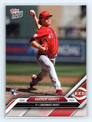 2024 Topps Now Road to Opening Day Cincinnati Reds #OD-215 Andrew Abbott