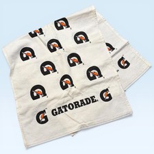 MacArthur Gatorade Sports Towel White 20x40 Cotton Terry All Over Logo Sideline