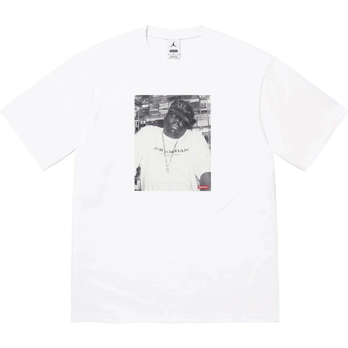 トップス Supreme Air Jordan The Notorious B.I.G. Supreme x Air Jordan Biggie S/S Top FW24 Notorious BIG T-Shirt