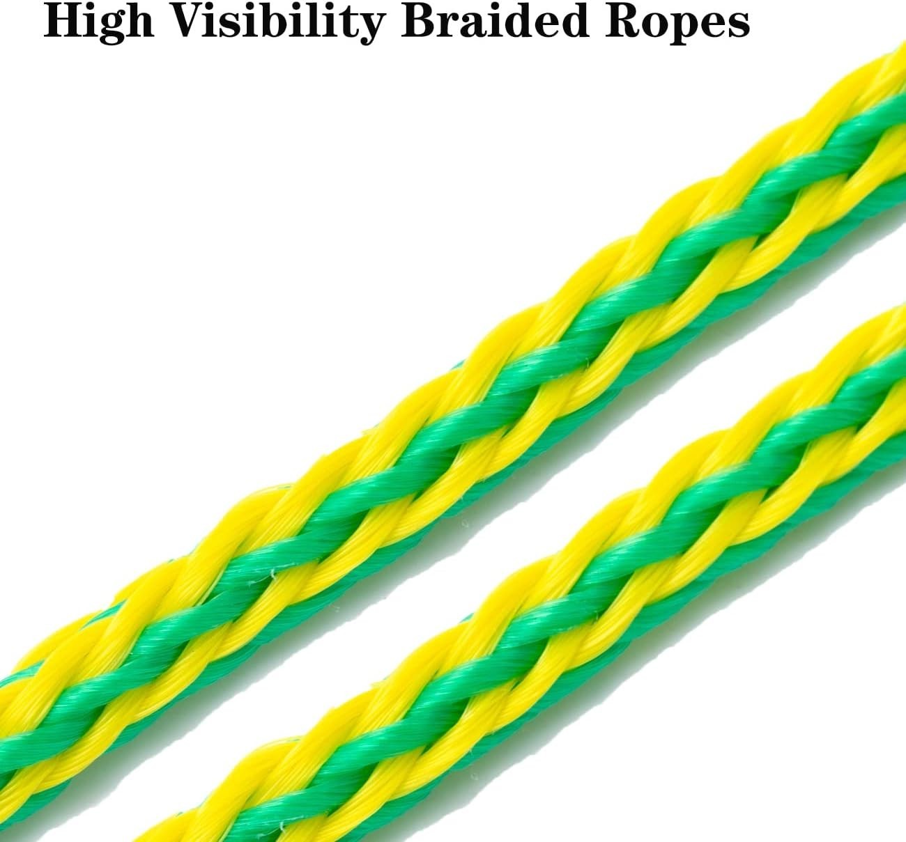 Kayak Tow Rope Heavy Duty Boat Dock Line w/ Clip 316 Hook for PWC Pontoon 7FT