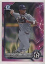 2022 Bowman Chrome Prospects Fuchsia Lava Refractor 15/199 Alexander Vargas 0q3
