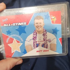 Bazooka 2005 Topps All-Stars Relics Matt Birk Pro Bowl Jersey Vikings BA-MB