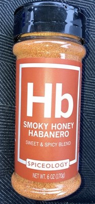Spiceology Smoky Honey Habanero Sweet Spicy BBQ Rub for Smoking or Grillin 6oz