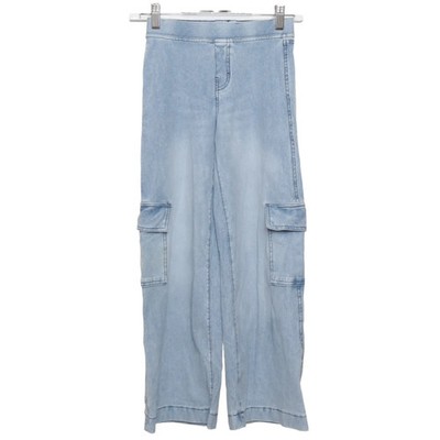H&M, Cargohose, Größe: 140, Blau, Baumwolle/Elasthan/Polyester, Einfarbig #DgU