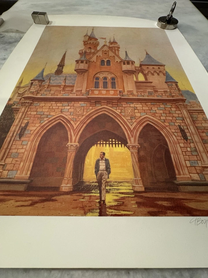 Disney’s Footsteps By Actor And Disney Artist Charles Boyer #4297 Of 6000 COA - Image 3 of 4
