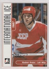 2006 In the Game-Used International Ice Signature Series Vladimir Krutov #95 0i6