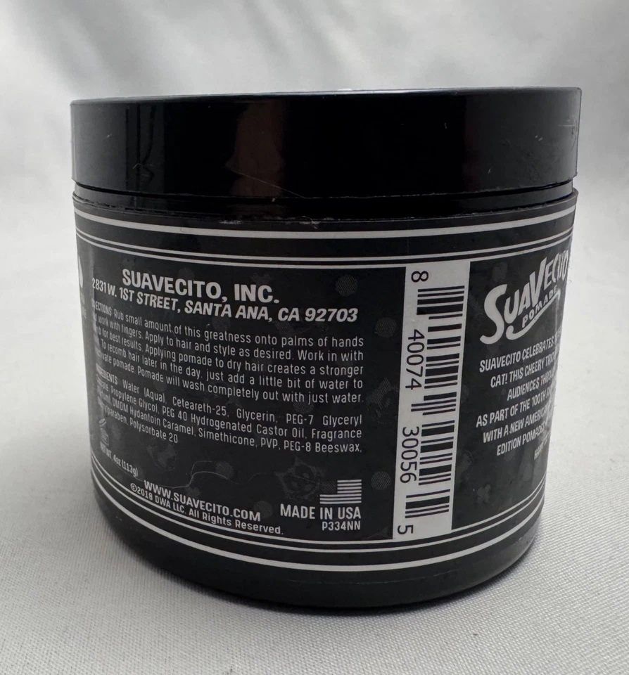 Suavecito X Felix El Gato Edición Limitada Pomada - Solo Contenedor Vacío - Imagen 4 de 4