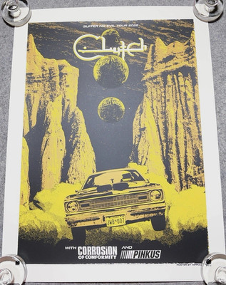 CLUTCH COC Concert Suffer No Evil Tour Merch Apr 29th 2026 Poster