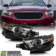 For 2013-2019 Ford Taurus HID/Xenon Projector Headlights Headlamps Left+Right