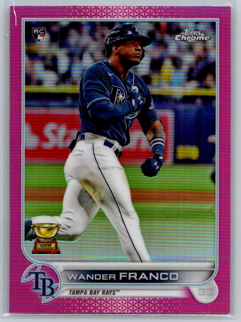 2022 Topps Chrome #35 Wander Franco Pink Refractor