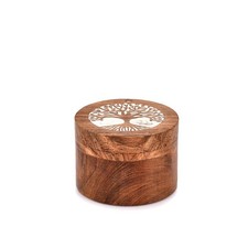 Wooden Tree of Life Keepsake Box for Human  Pet Ashes Cat  Dog Urn 3.5" x ...