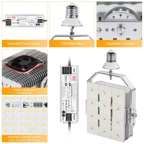 240W Shoebox LED Retrofit Kit 33,600LM E39 Base,Parking Lot Tennis Court Lights - Picture 5 of 10