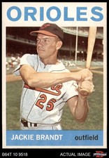 1964 Topps #399 Jackie Brandt Orioles 7 - NM