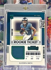 2021 Panini DeVonta Smith - Rookie Ticket Swatches - Philadelphia Eagles