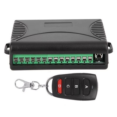 Remote Control  Receiver+Transmitter Relay Switch Light Controller 4 Channel