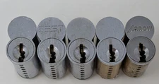 Lot of 5 IC Core Cylinders, "M" Keyway, 7 Pin SFIC, No Key, Locksmith, Locksport