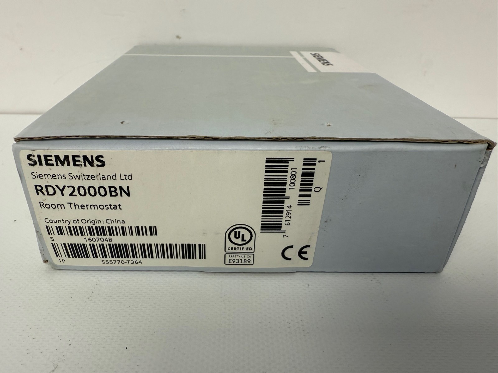 SIEMENS S55770-T364 RDY2000BN ROOM THERMOSTAT BACNET COMMERCIAL THERMOSTAT NEW