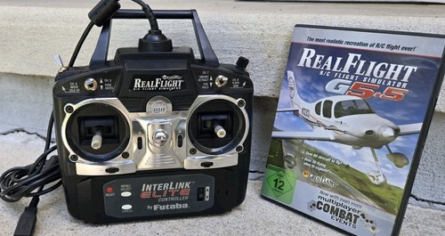 Futaba RealFlight R/C Flight Simulator Interlink Elite USB Controller +GAME G5.5 - Picture 3 of 23