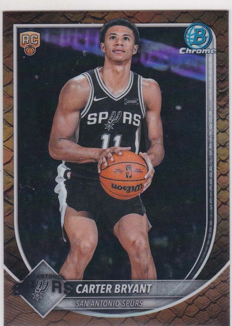 2025-26 Bowman Chrome Carter Bryant Reptilian Refractor Rookie RC #BCV-14