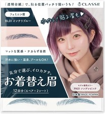 Classe Changeable Eyebrows, Cosplay, Feminine eyebrows, Intelligent blue