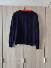 Men Peter Hahn Sweater Navy Wool 38 / M / 46