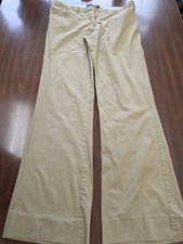The Limited Drew Fit Tan Wide Leg Trousers Womens Size 6 Tailored Minimalist