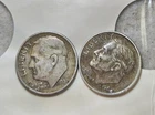 Rosevely Dimes 90% Silver. 1964 D And 1951 S.