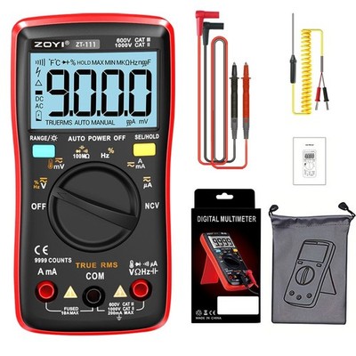 ZOYI ZT-111 Digital Multimeter Tester For DC/AC Current and Voltage Measureme