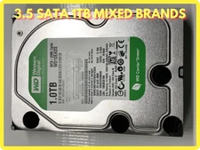 Lot of 3 3.5 SATA 1TB Hard Drive Different Models and Brand BULK OFFERS ACCEPTED