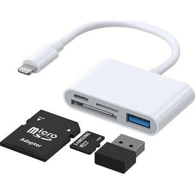 Multifunktionaler 4-in-1 Adapter HUB iPhone - USB-A / SD / TF / iPhone Joyroom