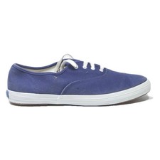 Baskets À Lacets En Toile Bleues Décontractées Légères Confortables UK 7.5
