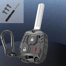 QIXIUBIA Keyless Entry Remote Control Key Replacement Fob Cover s, Black