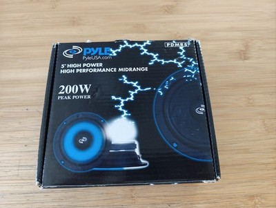 Pyle USA 5' High Power High Performance Midrange 200W Peak Power PDMR5 NIB 