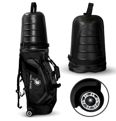 Golf Travel Bag with ABS Hard Shell Top Heavy Duty Canvas with Wheels Airlines