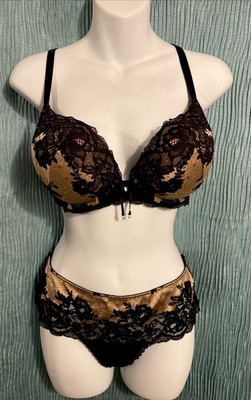 Victoria's Secret VERY SEXY Bombshell Push-up Set 36C Perfect   Valentine s 